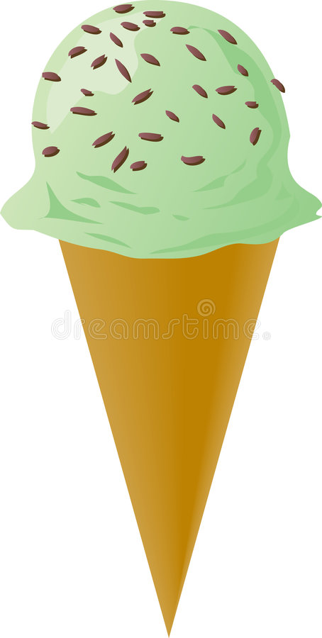 Detail Mint Chocolate Chip Ice Cream Clipart Nomer 9
