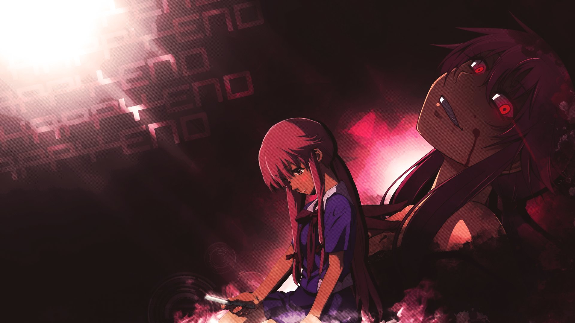 Detail Mirai Nikki Wallpaper Nomer 5