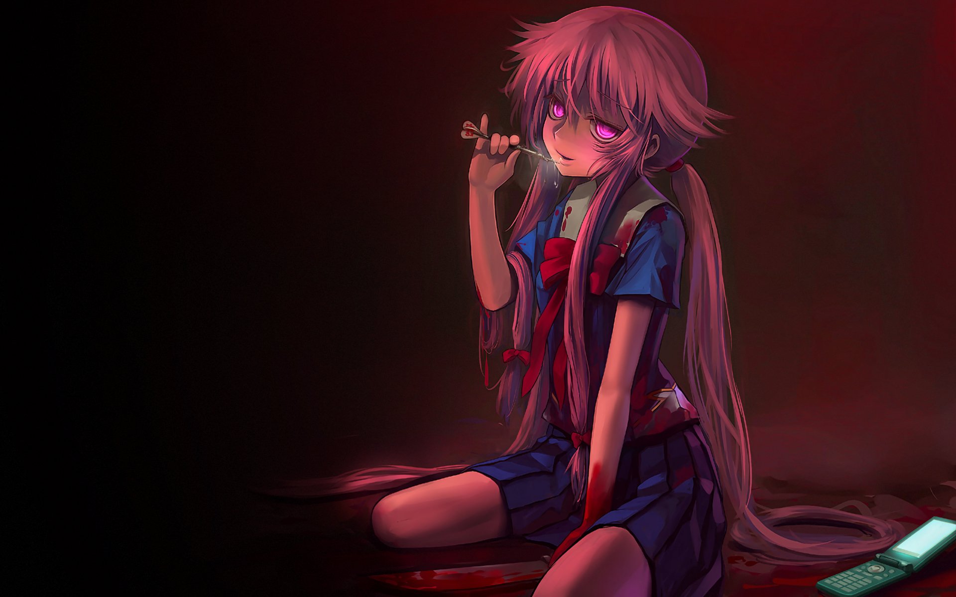 Detail Mirai Nikki Wallpaper Nomer 53