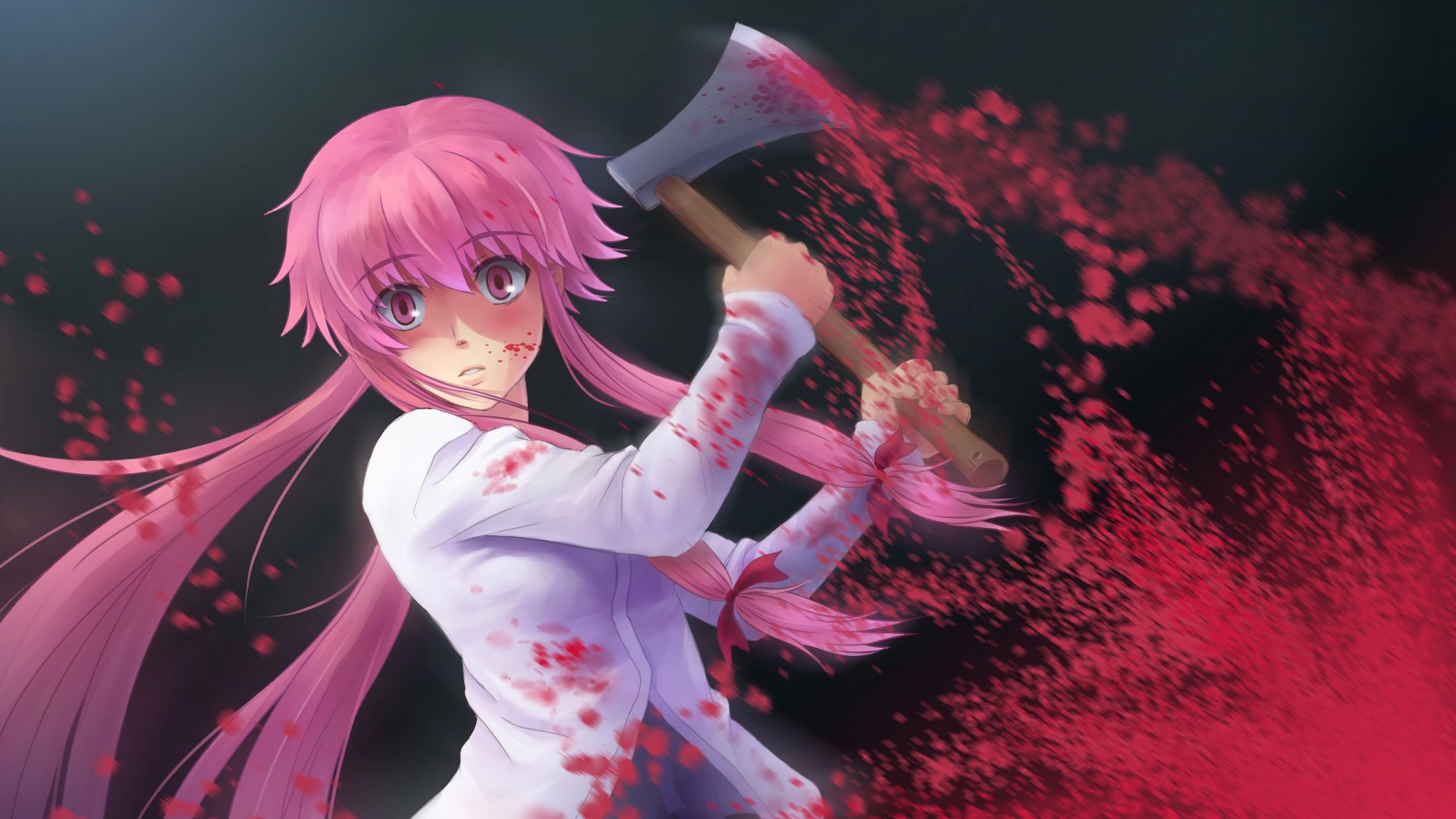 Detail Mirai Nikki Wallpaper Nomer 8