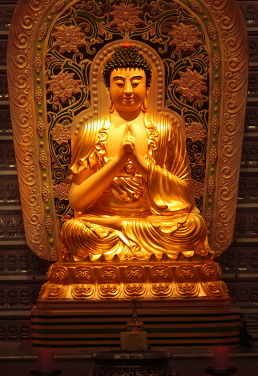 Detail Mirror Ball Buddha Statue Nomer 26