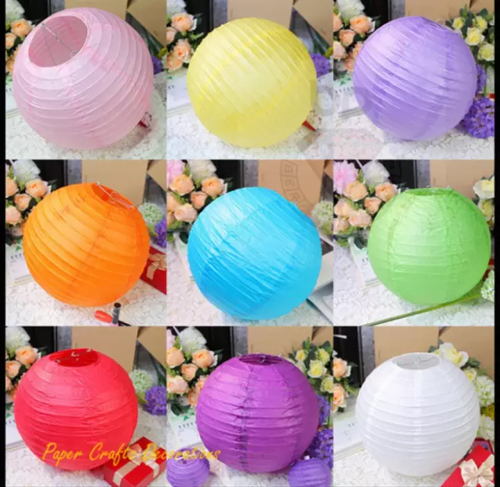 Detail Lampion Warna Warni Nomer 8