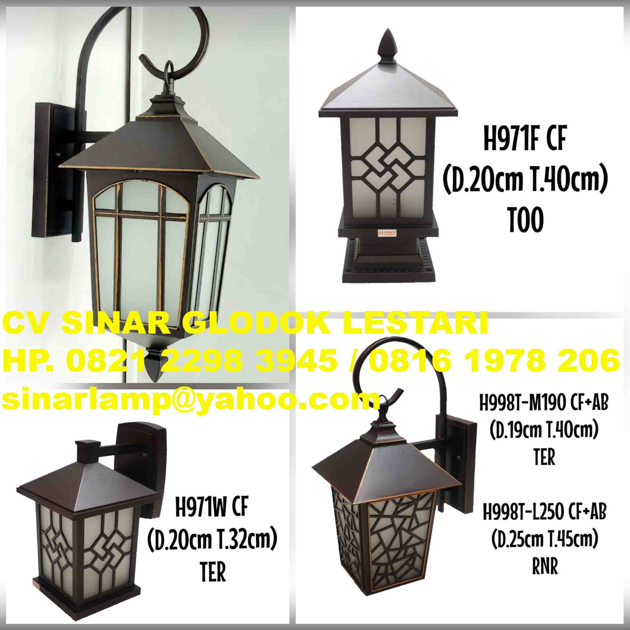 Detail Lampu Dinding Outdoor Klasik Nomer 26