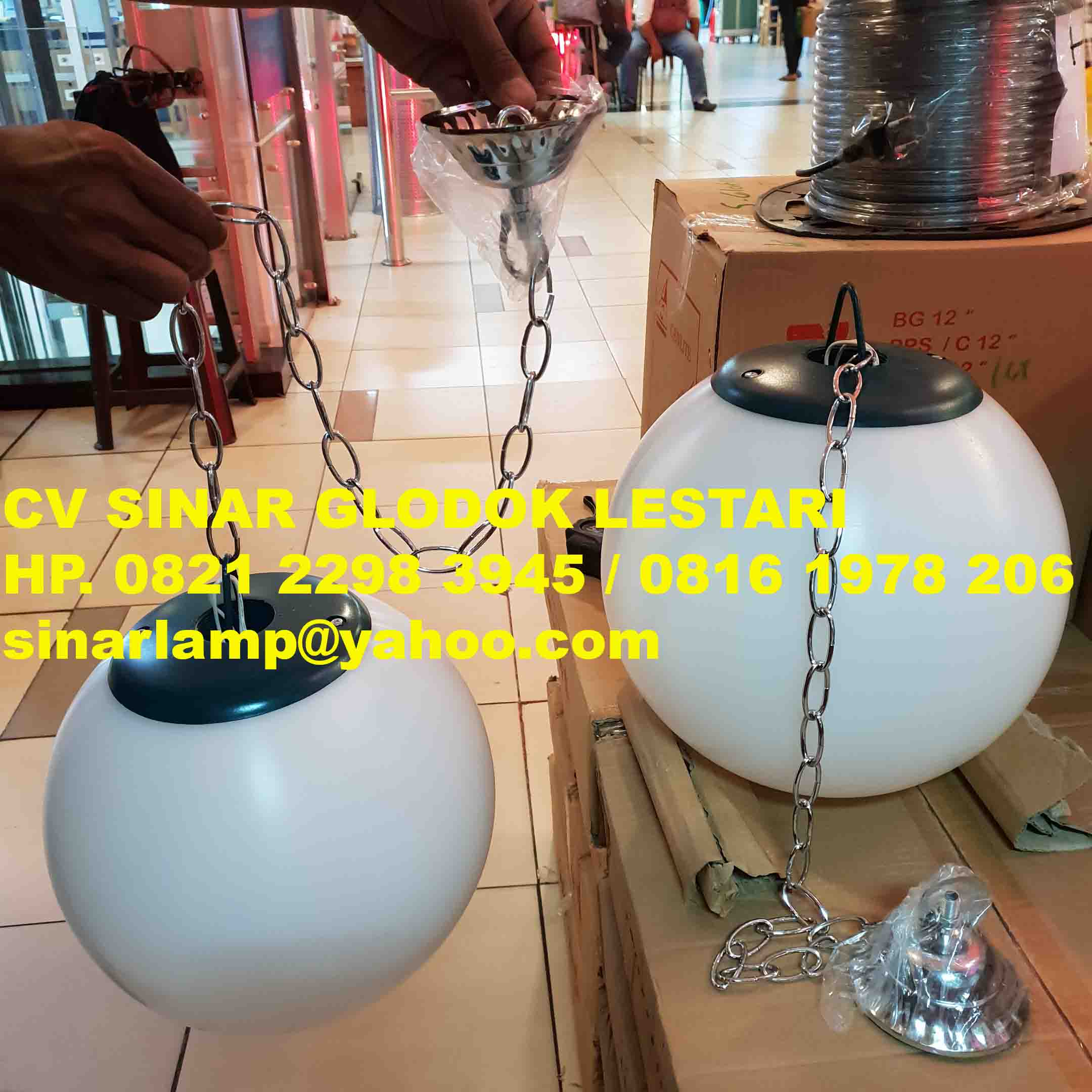 Detail Lampu Gantung Bulat Nomer 11