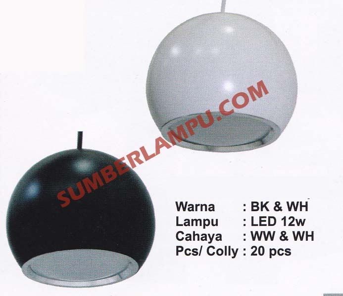 Detail Lampu Gantung Bulat Nomer 24