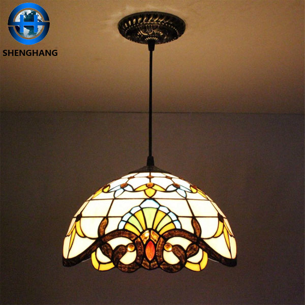 Detail Lampu Gantung Kaca Patri Nomer 19