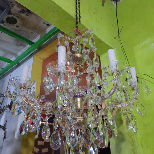 Detail Lampu Gantung Kristal Bohemia Nomer 17