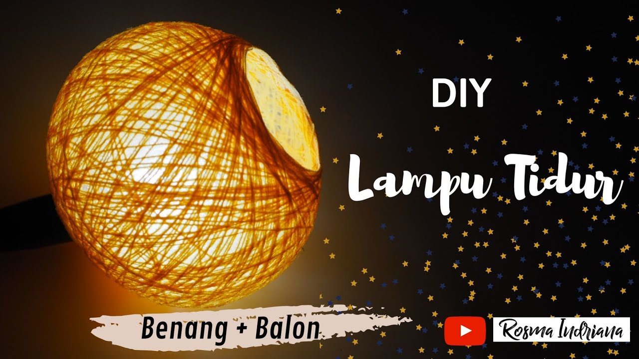 Detail Lampu Hias Dari Balon Nomer 5