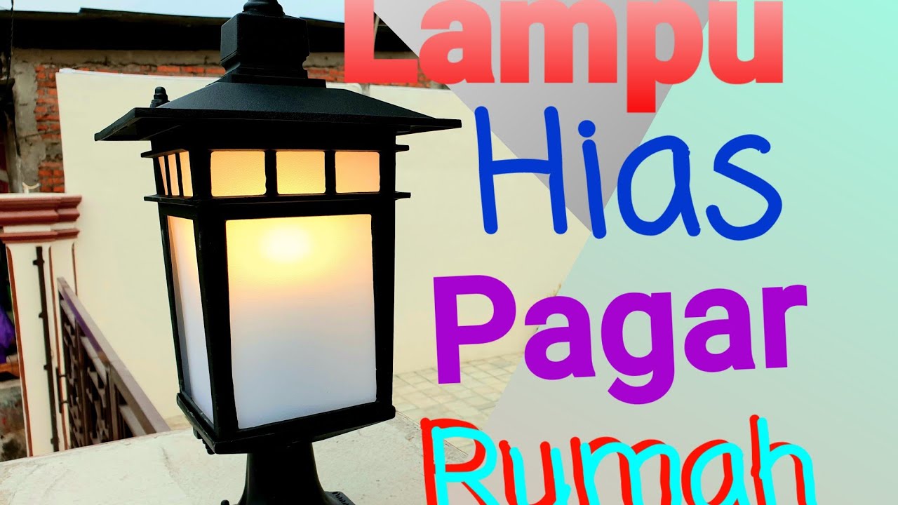 Detail Lampu Hias Pagar Nomer 33