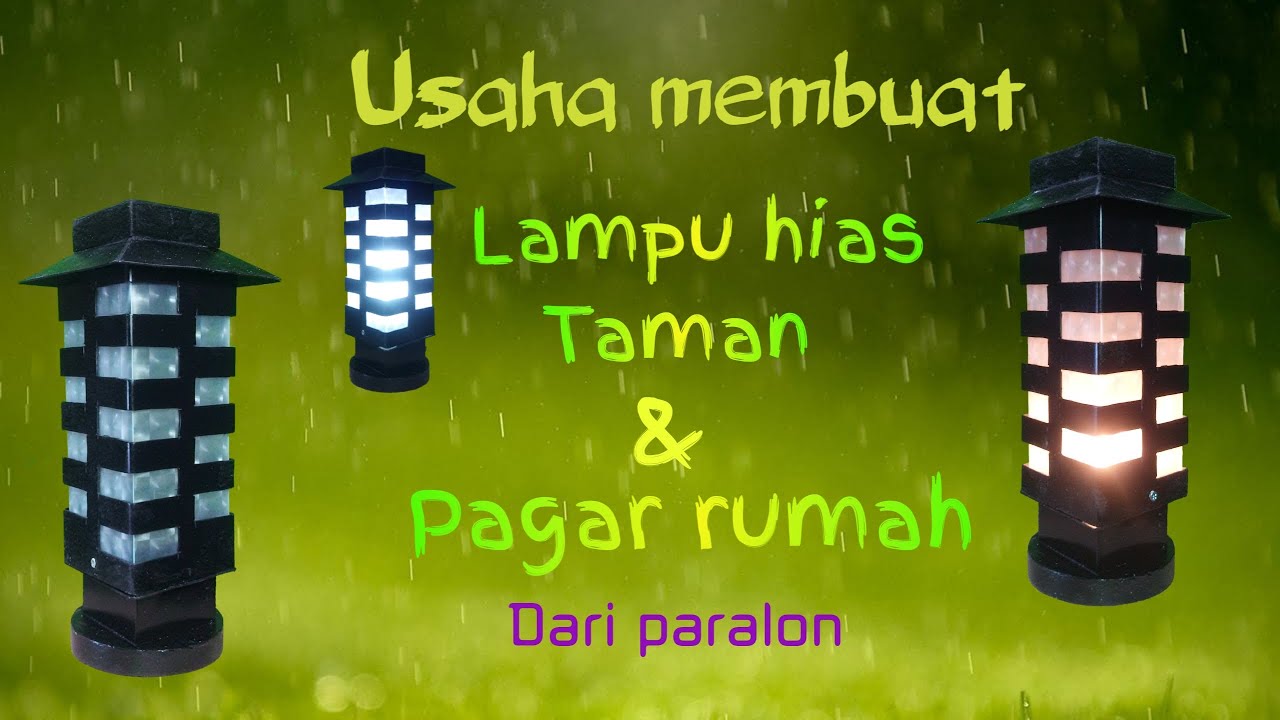 Detail Lampu Hias Pagar Nomer 38