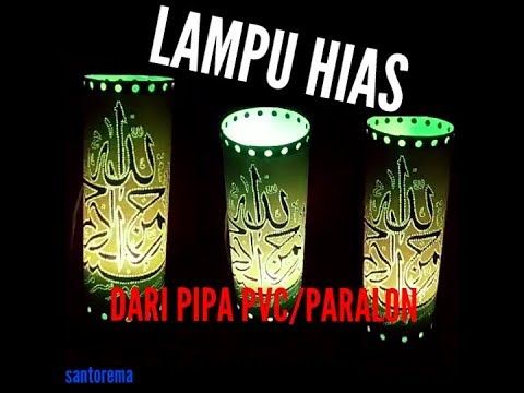 Detail Lampu Hias Pvc Kaligrafi Nomer 34