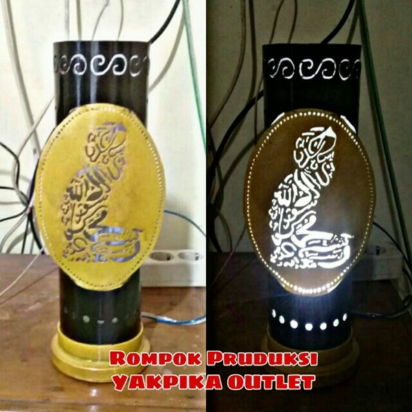 Detail Lampu Hias Pvc Kaligrafi Nomer 36