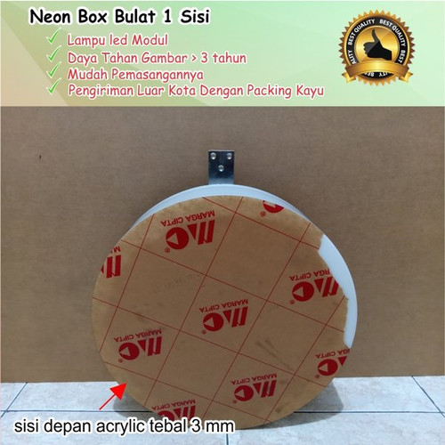 Detail Lampu Neon Box Bulat Nomer 38