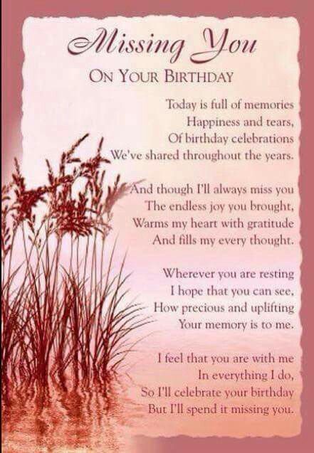 Detail Missing You On Your Birthday Quotes Nomer 21