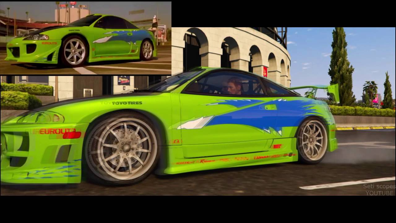 Detail Mitsubishi Eclipse Brian O Conner Nomer 22