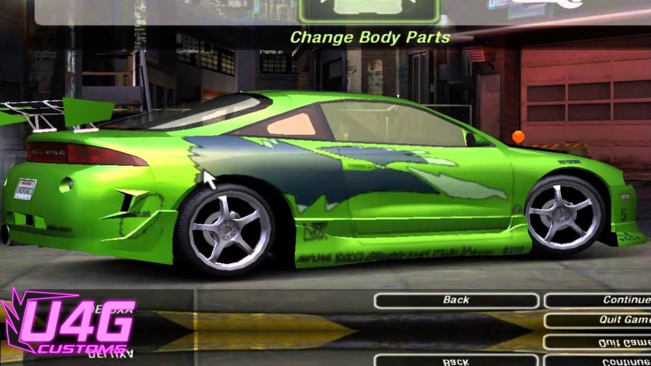 Detail Mitsubishi Eclipse Brian O Conner Nomer 27