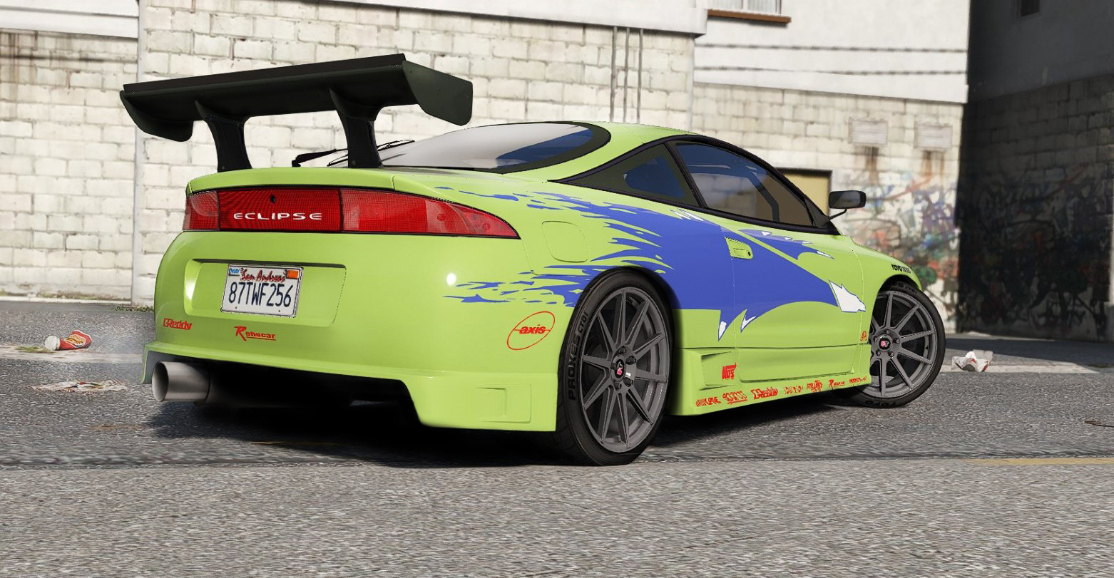 Detail Mitsubishi Eclipse Brian O Conner Nomer 39