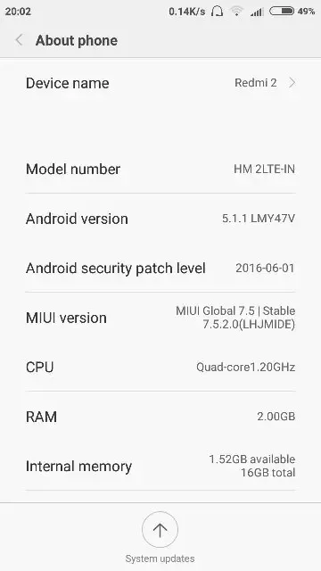 Detail Miui Redmi 2 Prime Nomer 27
