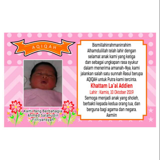 Detail Mmt Aqiqah Nomer 34