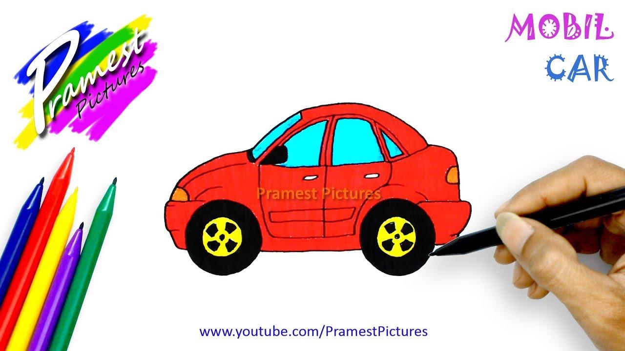 Detail Mobil Dan Motor Gambar Garis Car Cartoon Nomer 2