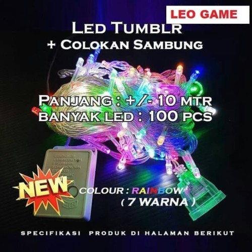 Detail Lampu Tumblr Rainbow Nomer 48