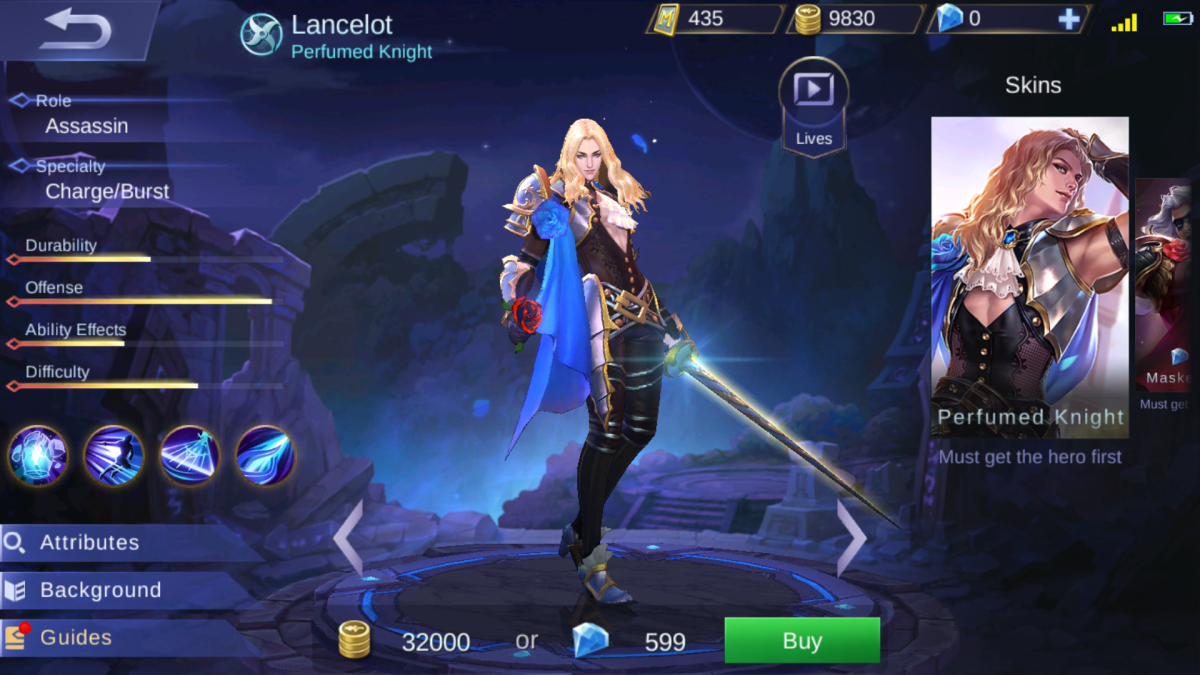 Detail Lancelot Mobile Legend Png Nomer 21