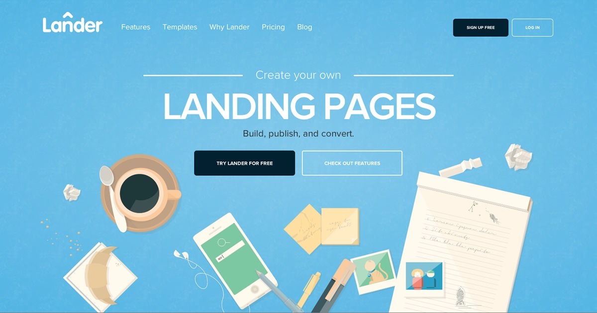 Detail Landing Page Gratis Nomer 26