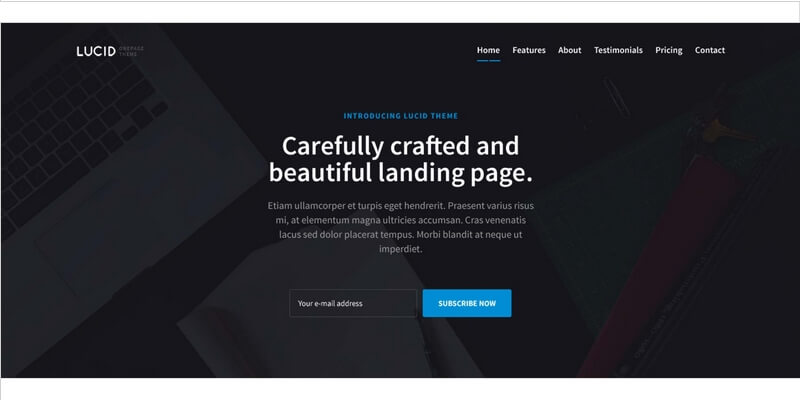 Detail Landing Page Gratis Nomer 39