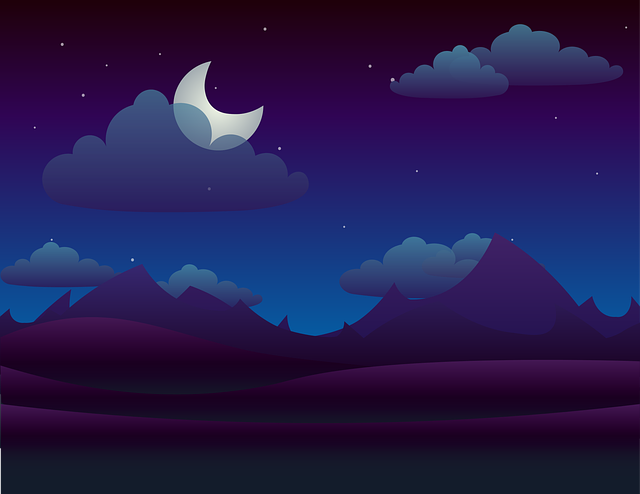 Detail Langit Malam Vector Nomer 12