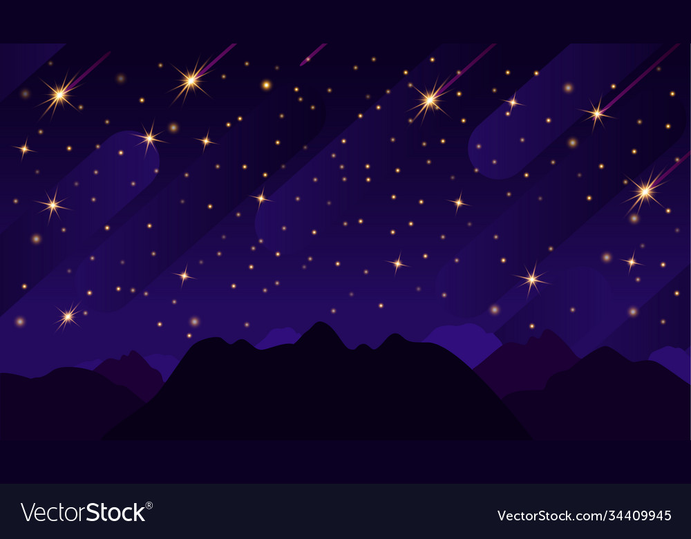 Detail Langit Malam Vector Nomer 13