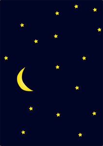 Detail Langit Malam Vector Nomer 19
