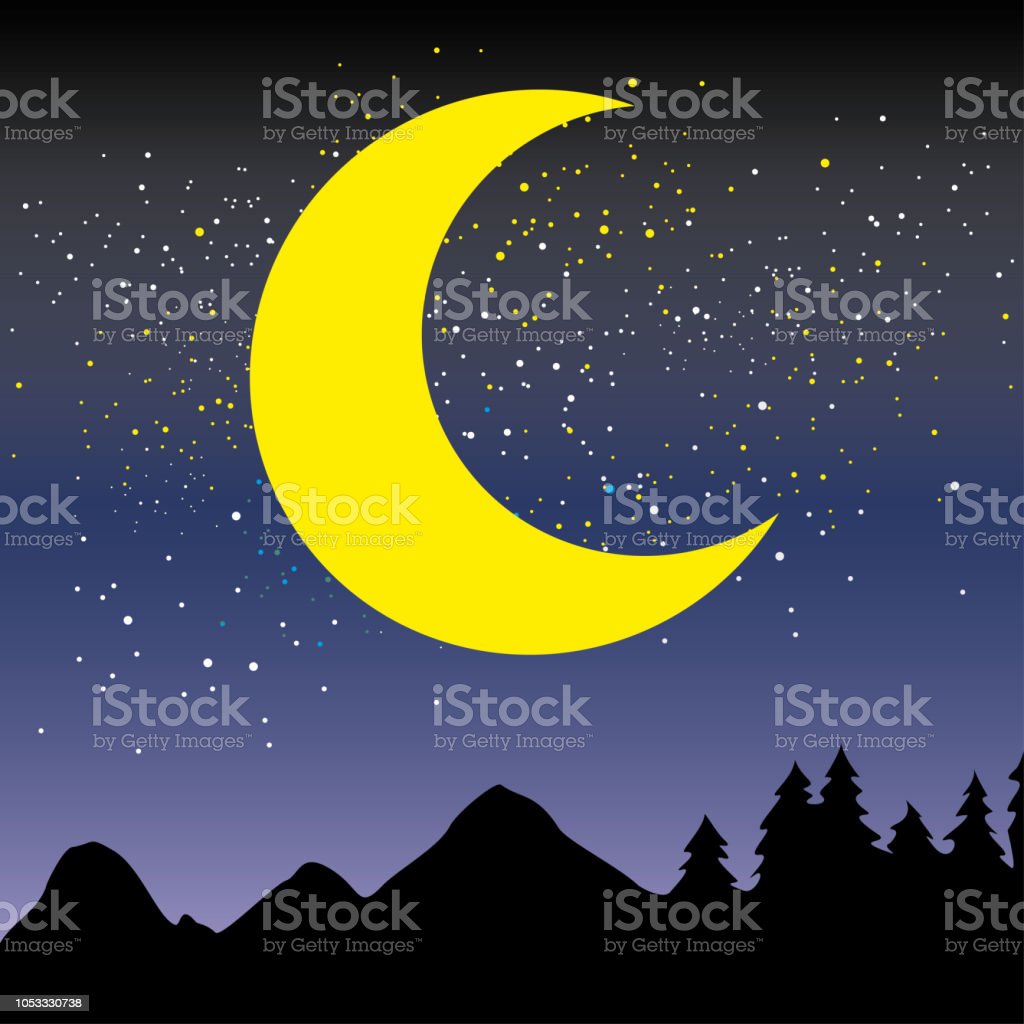 Detail Langit Malam Vector Nomer 27