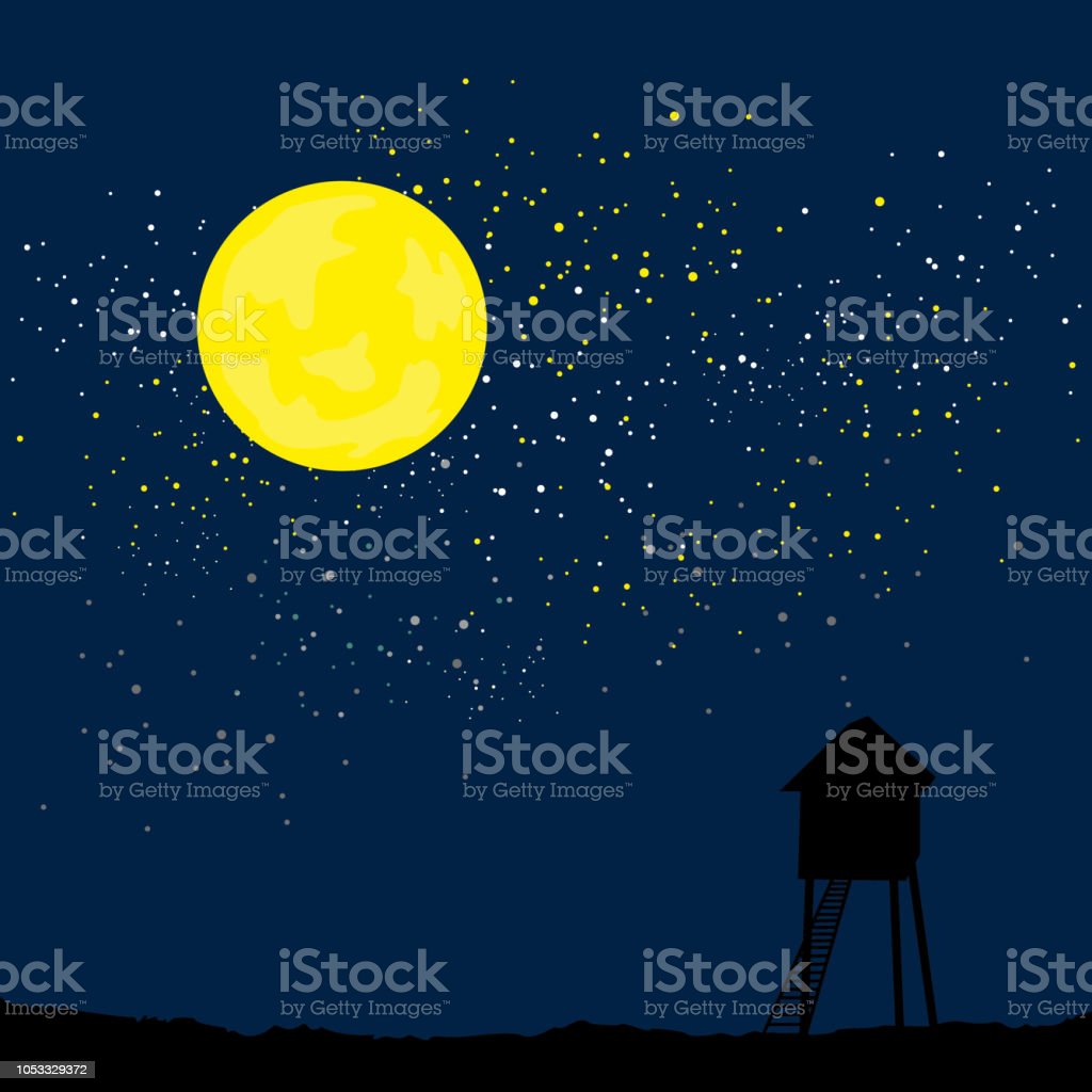 Detail Langit Malam Vector Nomer 34