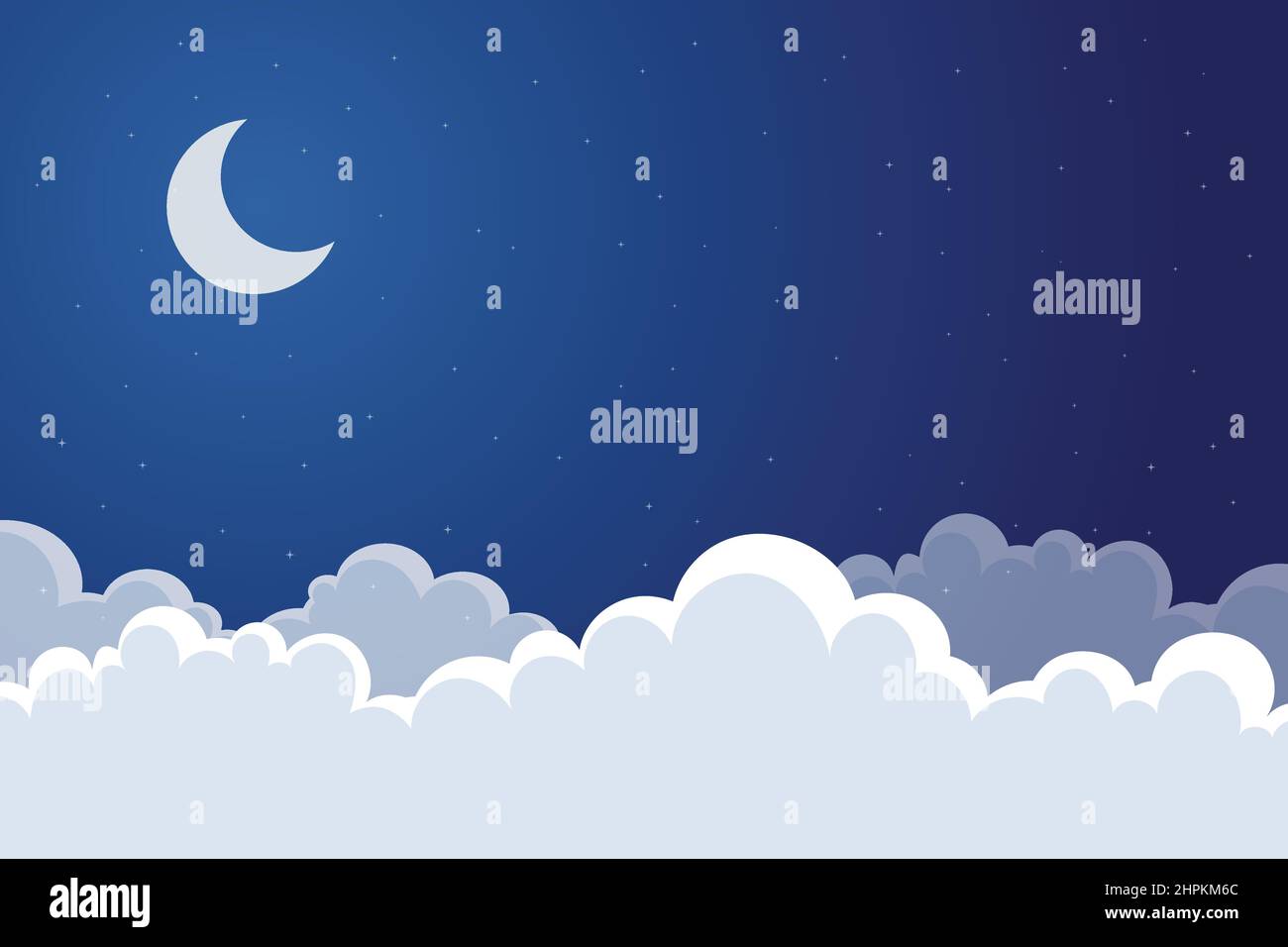 Detail Langit Malam Vector Nomer 46