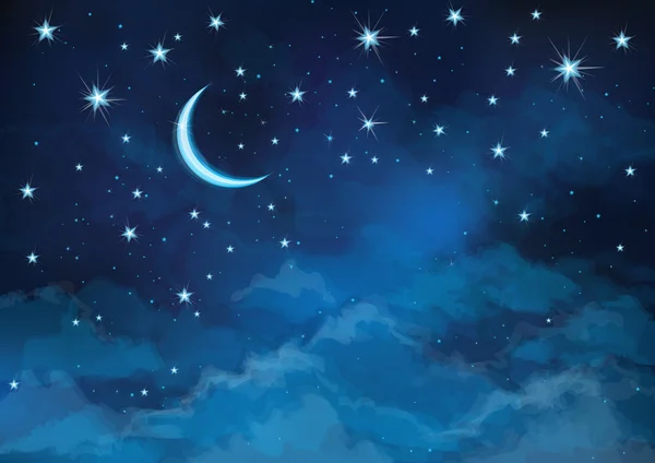Detail Langit Malam Vector Nomer 7