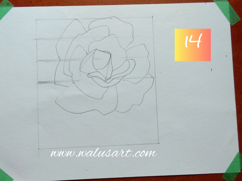 Detail Langkah Langkah Gambar Bunga Mawar Nomer 33