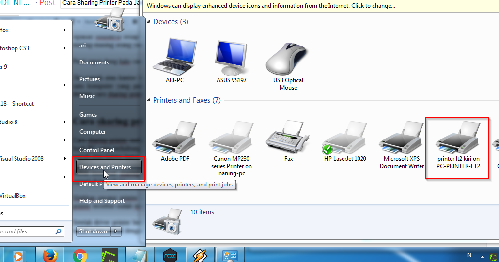 Detail Langkah Langkah Membuat Sharing Printer Dan Gambar Nomer 27