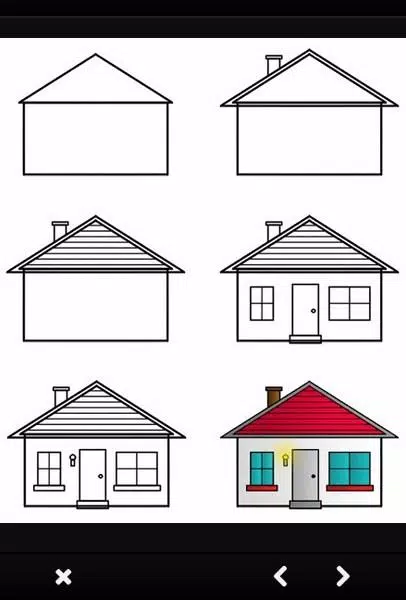 Detail Langkah Langkah Menggambar Rumah Nomer 9