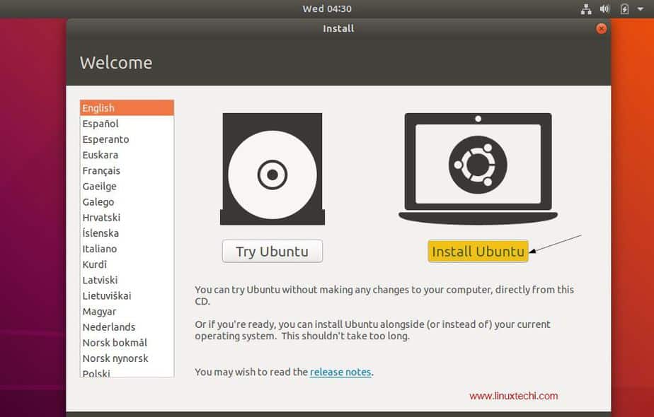 Langkah Langkah Menginstal Ubuntu Desktop Lengkap Dengan Gambar - KibrisPDR