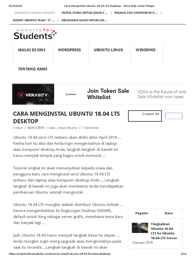 Detail Langkah Langkah Menginstal Ubuntu Desktop Lengkap Dengan Gambar Nomer 33