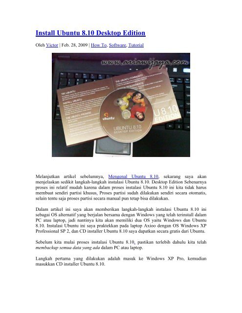 Detail Langkah Langkah Menginstal Ubuntu Desktop Lengkap Dengan Gambar Nomer 53