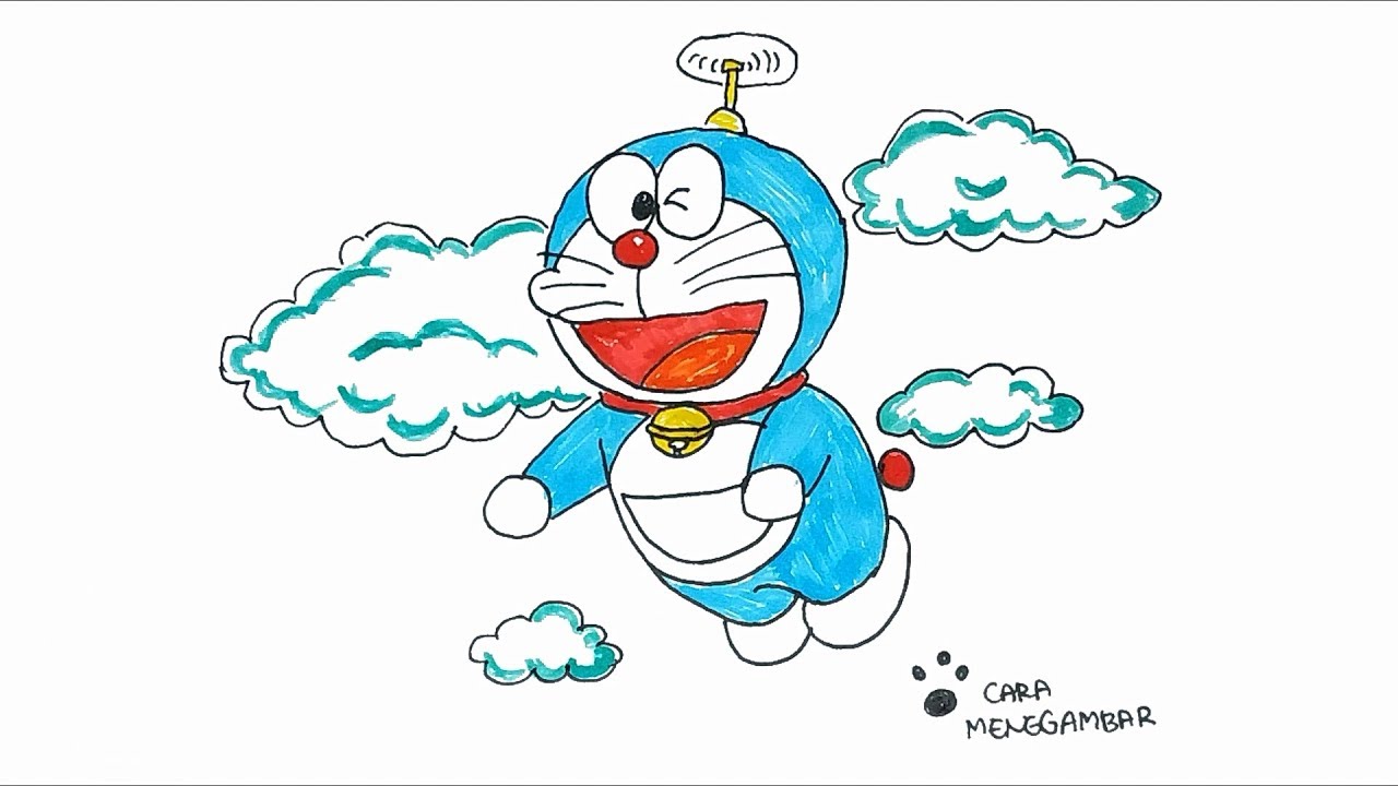 Detail Langkah Menggambar Doraemon Nomer 24