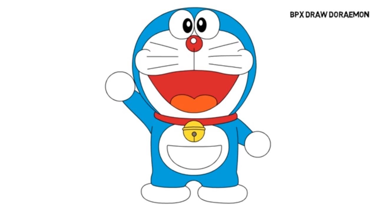 Detail Langkah Menggambar Doraemon Nomer 39