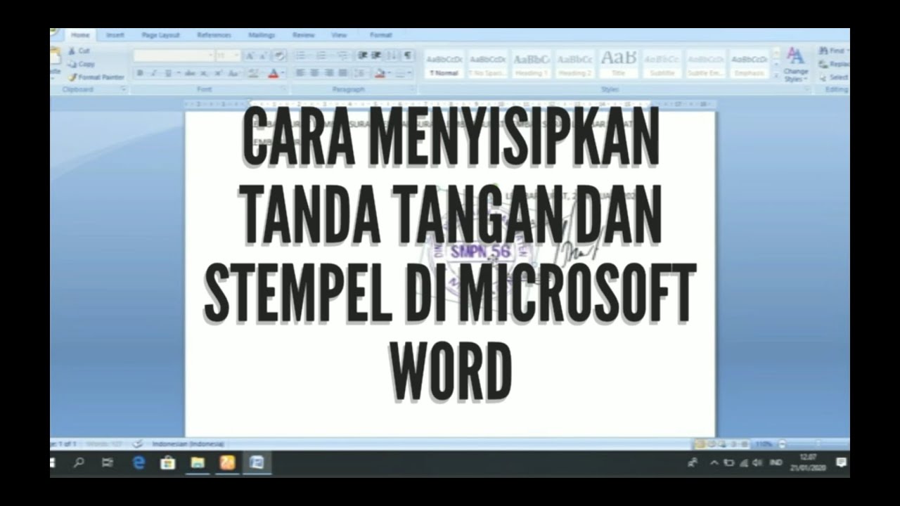 Detail Langkah Menyisipkan Gambar Pada Microsoft Word Nomer 39