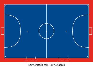 Detail Lapangan Futsal Vector Nomer 10