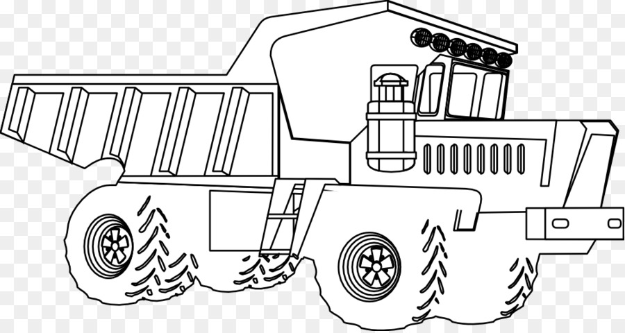 Detail Mobil Dan Motor Gambar Garis Truck Coloring Page Nomer 33