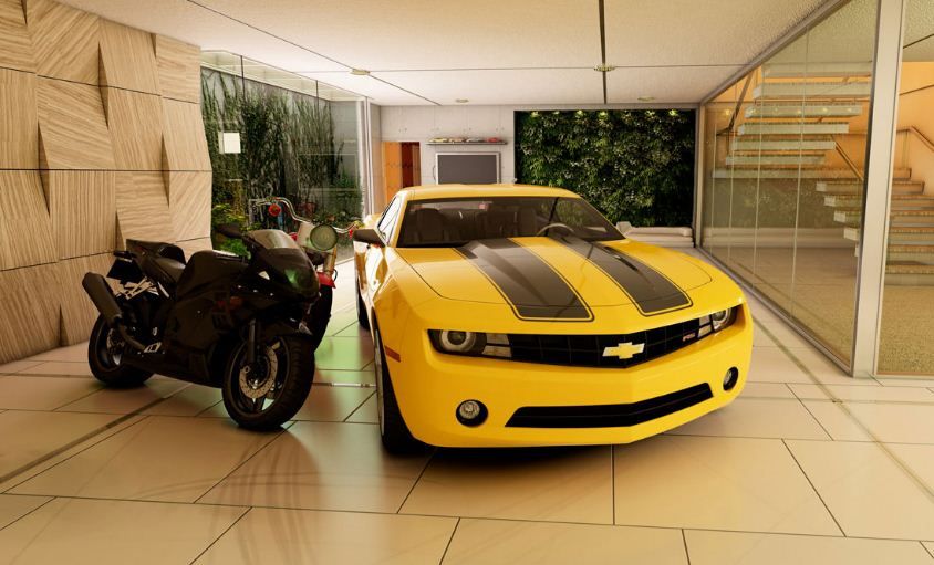 Detail Mobil Di Garasi Rumah Nomer 10