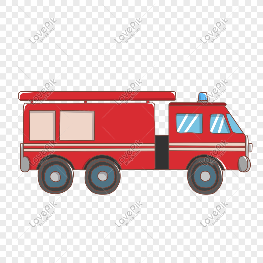 Detail Mobil Kebakaran Kartun Nomer 15