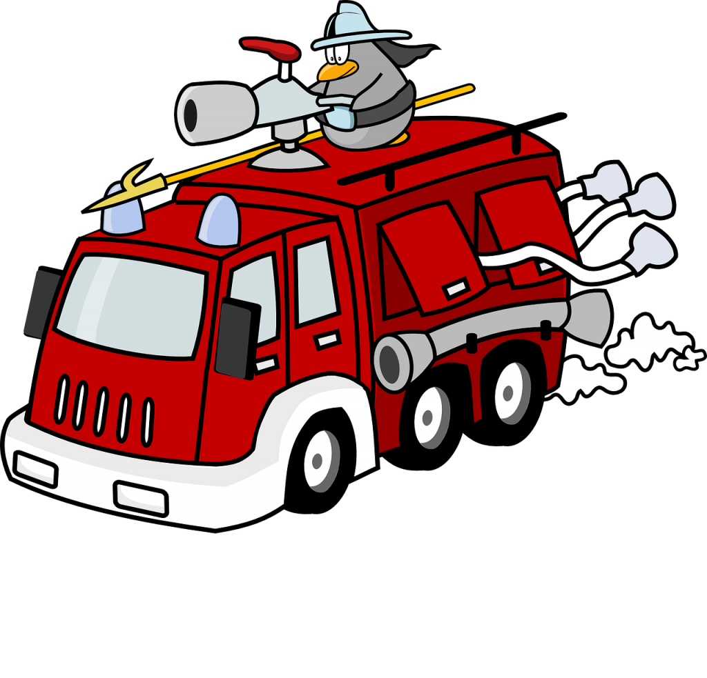 Detail Mobil Kebakaran Kartun Nomer 47