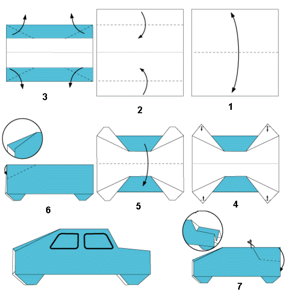 Detail Mobil Kertas 3 Dimensi Nomer 31